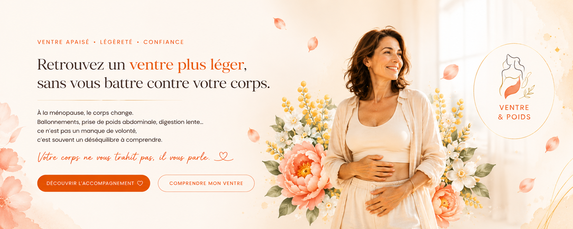 Retrouver un ventre plus léger à la ménopause